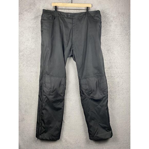 Tourmaster Pants Mens XXL 38-40 Black Quest Pant Motorcycle RainGuard Waterproof - Picture 1 of 16